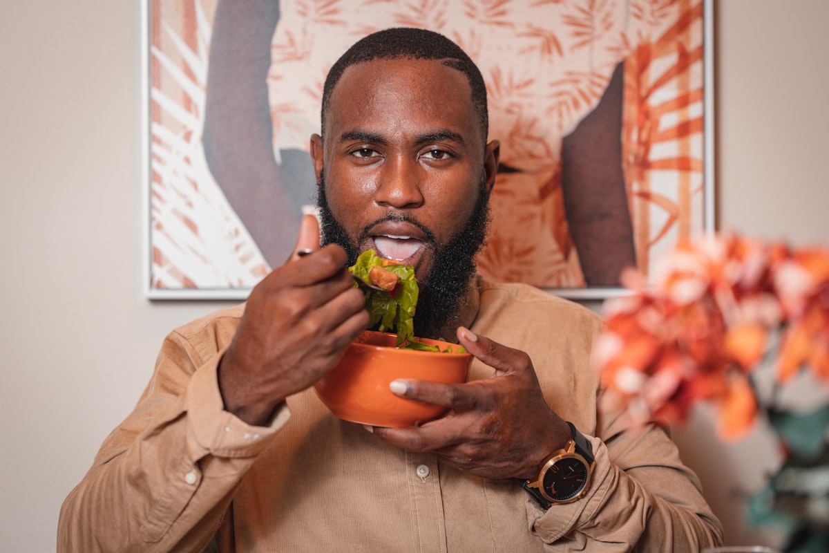 Healthy male nutrition and stress reduction